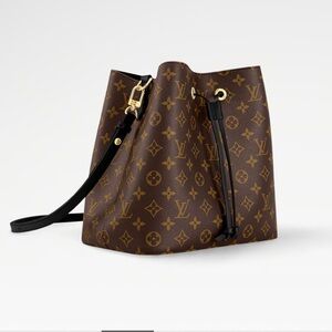 Louis Vuitton Brown and Gold Shoulder Bag